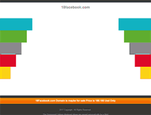 Tablet Screenshot of 18facebook.com